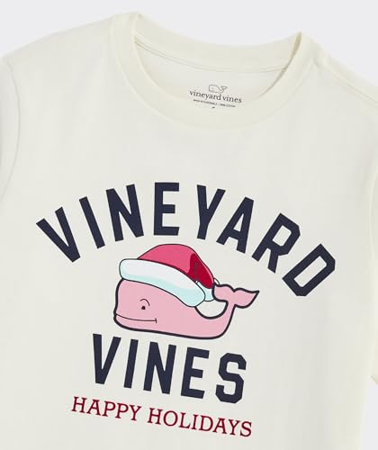 vineyard vines Boys' Santa Whale Short-Sleeve Tee3
