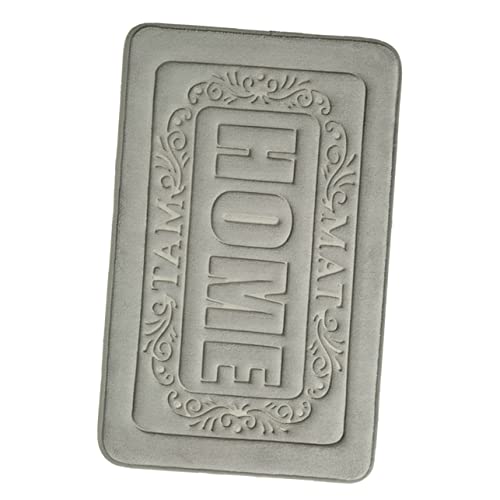 Tapis de bain absorbant en polyester antidérapant et réutilisable