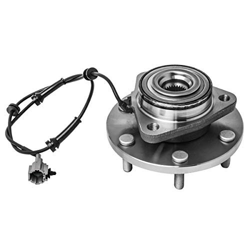 Front Wheel Hub And Bearing Assembly Left Or Right Compatible With Infiniti Qx56 Nissan Titan Armada Pathfinder Armada Auqdd 515066 [ 6 Lug W/Abs ] #TOP12
