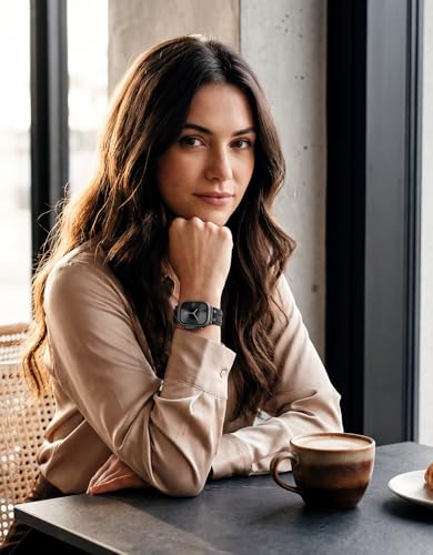 Bracelet en cuir pour Apple Watch élégant et rétro avec connecteurs robustes