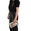 Expatrié Umhängetasche Damen Gold - Juliette - Stylische Clutch für Hochzeit, Party & Freizeit - 2 in 1 Kleine Handtasche - Crossbody Bag für Frauen - Längenverstellbarer Schultergurt #4