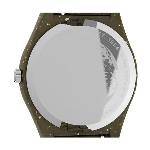 TIMEX Men Plastic Black Analog Dial Watch- Tw2V77100X6, Band Color-Green - Image 4