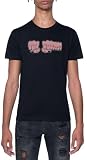 Macchina Giocattolo T-Shirt Manica Corta Girocollo Nera per Uomo T-Shirt Short Sleeve Black Crewneck Tee for Men