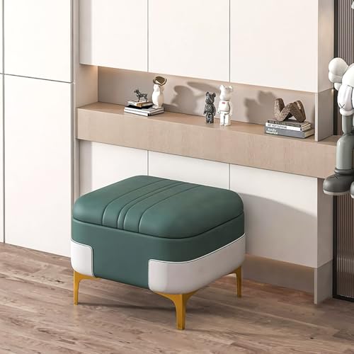 Banc à chaussures rembourré pour couloir et porche avec rangement intégré
