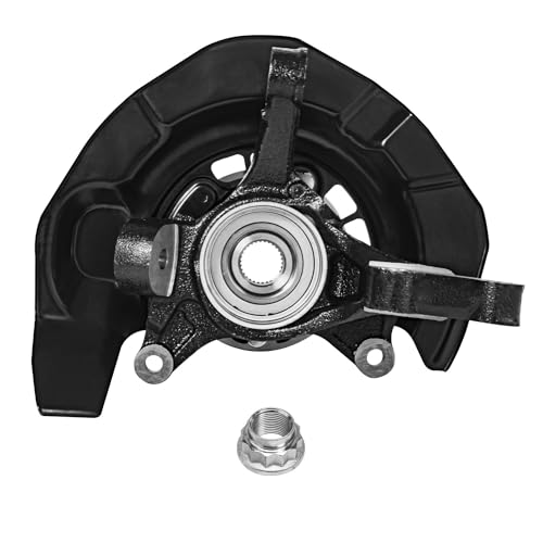Image of Detroit Axle - FWD Front Left Steering Knuckle & Wheel Hub Bearing Replacement for 2004 2005 2006 2007 Toyota Highlander