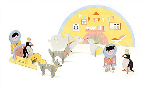 Quebra-Cabeça 3D Na Maletinha Iglu, Kroom, Colorido