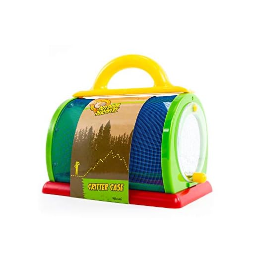 Outdoor Discovery Critter Case by Toysmith - Backyard Nature Exploration To Catch & Release Bugs & Insects to Study Up Close