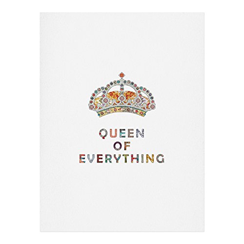 Deny Designs Bianca Green Queen of Everything Art Print, 8" x 10"