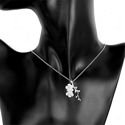 Collier pour dames de mode prune : Pendentif bijoux faits à la main pour fête 45CM - 6