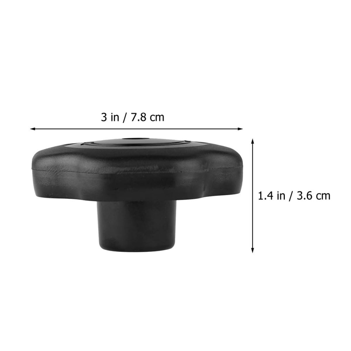 ABOOFAN 4 Stück Topfdeckelgriffe aus Robustem Kunststoff 17mm Drehknopf Ersatzgriffe für Schnellkochtopfdeckel Einfache Montage für Pfannen und Töpfe