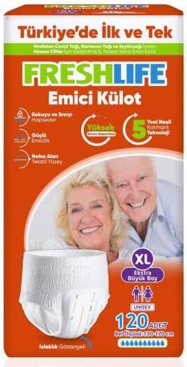 Freshlife Emici K lot XL Beden, 120 Adet