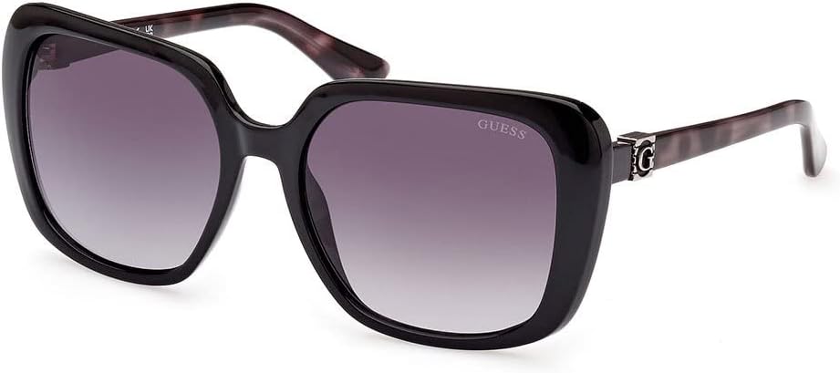 GUESS Jeans Chic Black Square Lens Women's Sunglasses