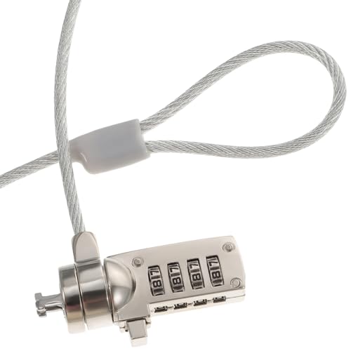 SEWACC Candado de Seguridad para Portátiles y Tablets Cable Antirrobo de Código Digital Resettable Compatible Mayoría de Equipos con Ranura de Seguridad