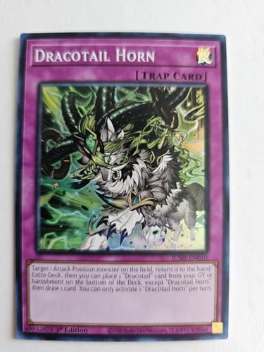Dracotail Horn (Super Rare) - JUSH-EN010 - Super Rare - 1st Edition
