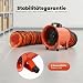 ARBGO Bauventilator, Baulüfter Staubabsaugung, Bauventilator, Geschwindigkeit 3300 U/min, Baugebläse für die Absaugung, mit 10m Kanal Schlauch, für Fabriken, Keller, Bauernhöfe, Getreidelager