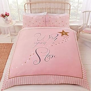 Rapport Home Duvet Cover Set, Polycotton, Pink, Single