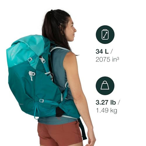 Osprey Downburst 34L Women's Hiking Backpack, Tidal Blue by Osprey - Used condition - US$184.88