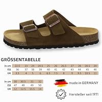AFS-Schuhe 3100 Pantoletten Herren Leder (42 EU, Cafe Velour) – Ansicht 3