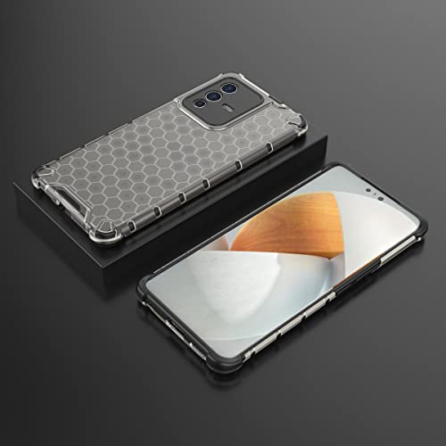 Image of Glasgow Back Case Cover Designed for Vivo V23 Pro 5G - Black