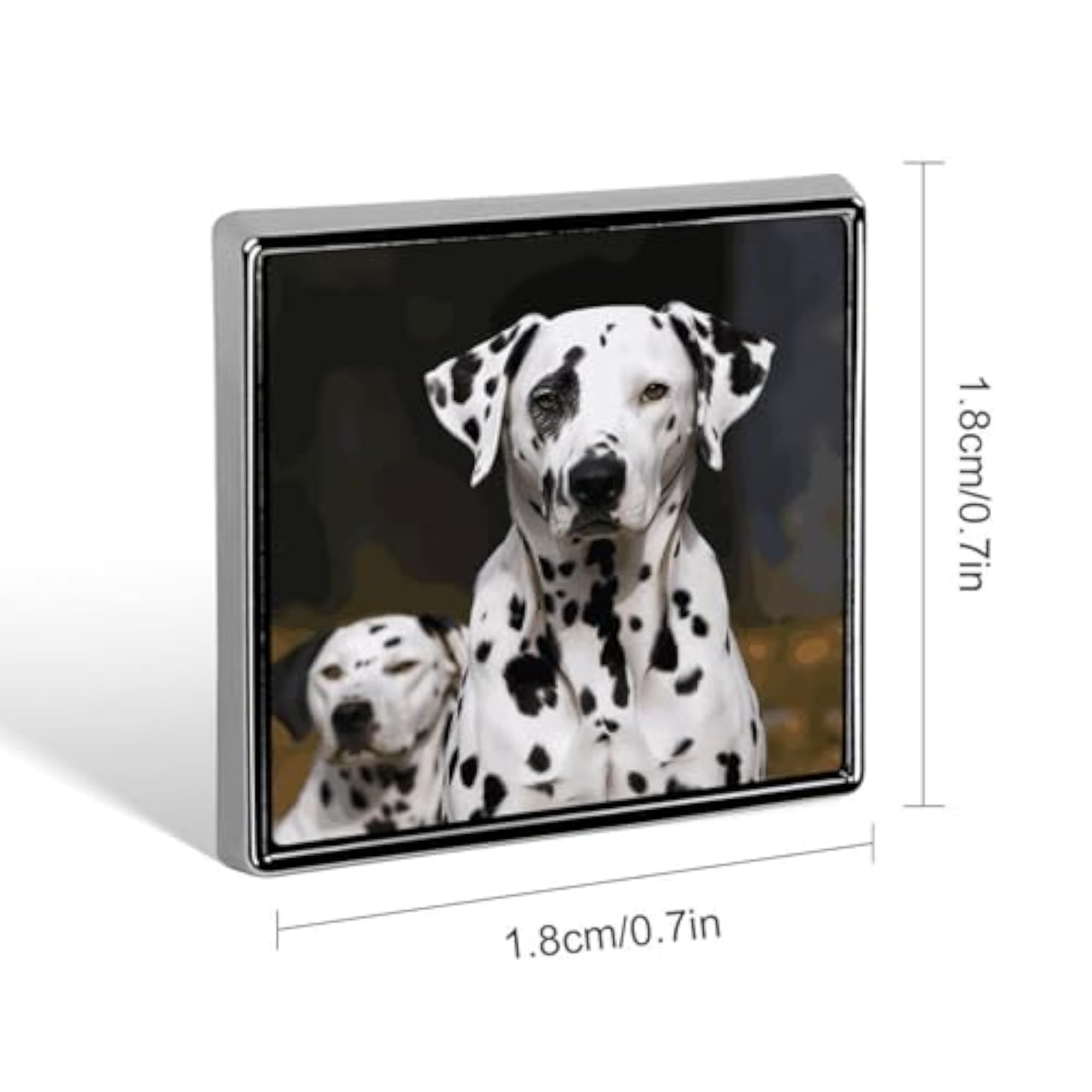 French Bulldog Cute Metal Square Lapel Pin, Accessory