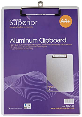 Seco, 3230 A-SS - Portapapeles de aluminio resistente a la corrosión (Papel A4) Cover