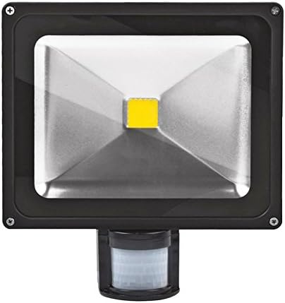 ALPHA DIMA 30W LED Schijnwerper Bewegingsmelder Buiten Schijnwerper LED Buiten Schijnwerper met Bewegingsmelder IP65 Waterdichte LED Lampen 3000K Warmwit