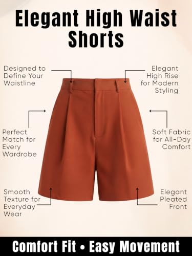 Image of GRECIILOOKS Women's Western Shorts - Trendy Knee Length Casual Bottoms | Relaxed Fit Summer Shorts for Girls & Women (Available in Plus Size)