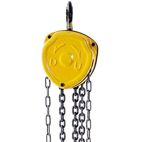 image for BestEquip Chain Hoist 2200lbs/1ton Chain Block Hoist Manual Chain Hois