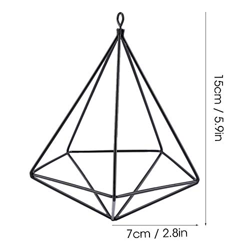 TOTITOM Hanging Air Plant Holder, Hanging Tillandsia Rack, Geometric Plant Stand - Image 4