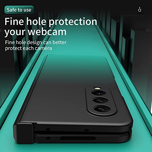 Coque Samsung Galaxy Z Fold 3 5G protection charnière pliable jaune - 5