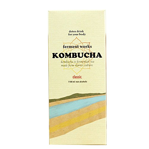 ferment works KOMBUCHA 1100ml スパウトパウチ包装[国産無添加クラフトコンブチャ／紅茶キノコ] ストレートタイプ