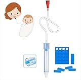 Safe Essentials Baby Nasal Aspirator with 24 Hygiene Filters, This Innovative Baby Nose Sucker...
