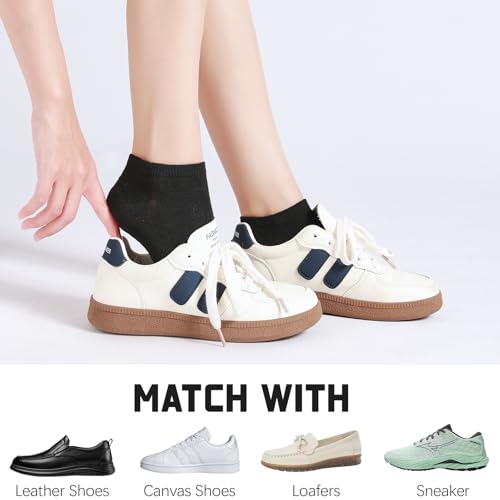 Image of Ankle Socks for Women Non Slip Slim-fit Non Slip Moisture Wicking Short Classic Low Cut Casual Socks(10P-Burgundy)