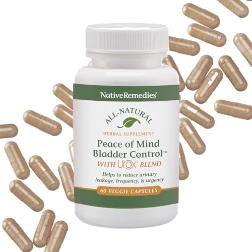 Native Remedies Bladder Control Supplements - Peace of Mind with Urox - Bladder Support for Women & Men