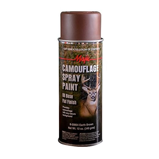 Majic Paints 8-20854-8 Camouflage Spray Paint, Aerosol, Earth Brown