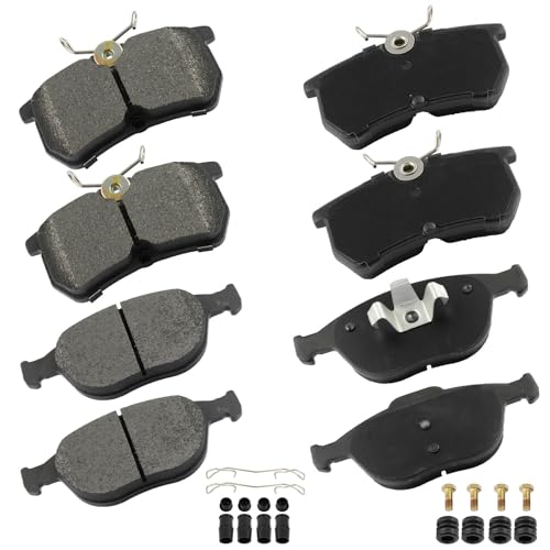Image of cciyu D970 & D886 Front Rear Metal Disc Brake Pads Kit For Ford For Focus 2002-2004
