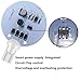 GRV T10 921 194 24-5050 SMD LED Bulb AC/DC12V-24V Super Bright Light 30W Halogen Bulb Replacement RV Camper Cabinet Dome Light Warm White Pack of 10