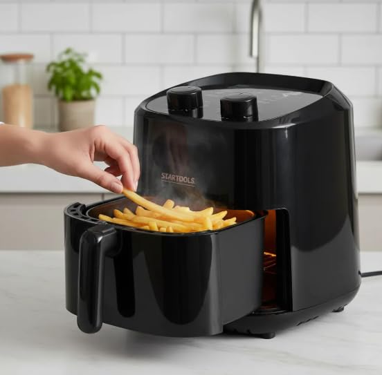 Fritadeira Elétrica Air Fryer 3,4L 1200W 220V Sem Óleo – Controle de Temperatura e Timer com Cesto Removível