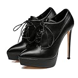  GIARO SNUG Premium High-Heels für Damen - Elegante Stöckelschuhe - Damenschuhe mit hohem Absatz - verführerische Schuhe mit Stilettoabsatz - Pumps erhältlich in 3 Farben (Schwarz, Numeric_43)