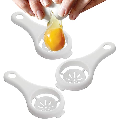 3 Pcs Egg Separator for Raw Eggs - Egg Yolk