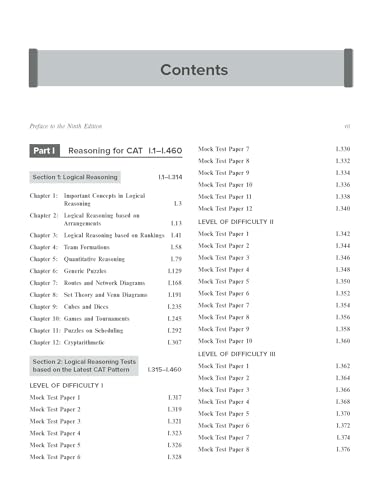Image of Courseware on Logical Reasoning, 9e for CAT 2026 by Arun Sharma | Solved PYQs (2017-25) | 170+ Problem Solving Videos | 2500+ Practice Questions | 30 LR Mock Tests | MBA Entrance Exam Preparation