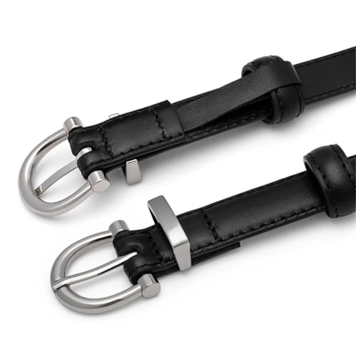 Women's Versatile Elegant Pin Buckle Belts Fashion Classic Thin Belt Business Accessory3