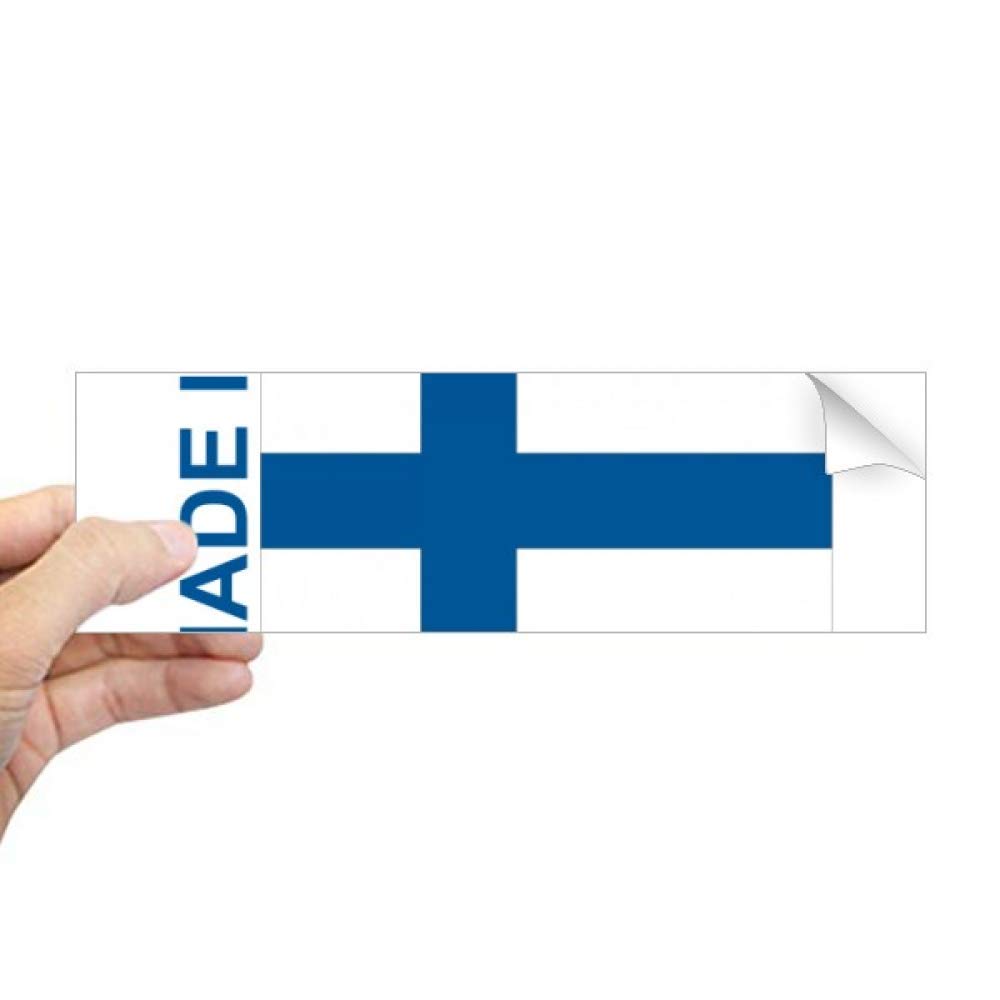 Adhesivo de Finlandia rectangular DIYthinker vinilo decorativo de amor patrio para ventana de coche 4