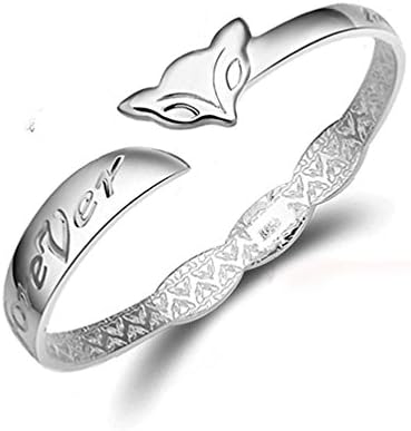 Sunnying Women's Fashion Jewelry Plated 925 Sterling Silver Little Fox Bracelet