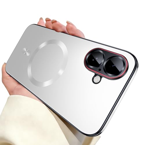 Image of for iPhone 17 Case,Slim Design Compatible with MagSafe,Strong Magnetic Shockproof Military-Grade Protection for Screen & Camera Cover Case for 17,White