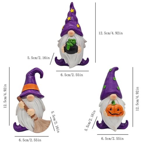 Gnomos de Halloween ideales para regalar y decorar el porche o la mesa estas vacaciones 6