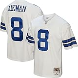 Mitchell & Ness Troy Aikman #8 Dallas Cowboys 1992 Legacy NFL Trikot Weiß