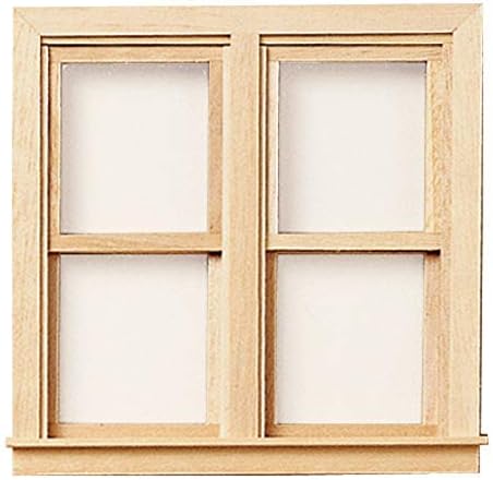 Dolls House Side By Side Working Window Wooden Miniature 1:12 Builders DIY