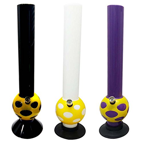Buy Moksha Bongs Presents 16 Inch Tall Large Bulb Acrylic Water Bong. Tube Diameter 5cm 1 Pc