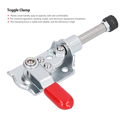 Toggle Clamp, Push Pull Toggle Clamp Hand Tool Quick Release Heavy Duty Toggle Clamp Jig Accessories 40kg Holding Capacity for Home Decoration Equipment Installation by Pissente - Image 5